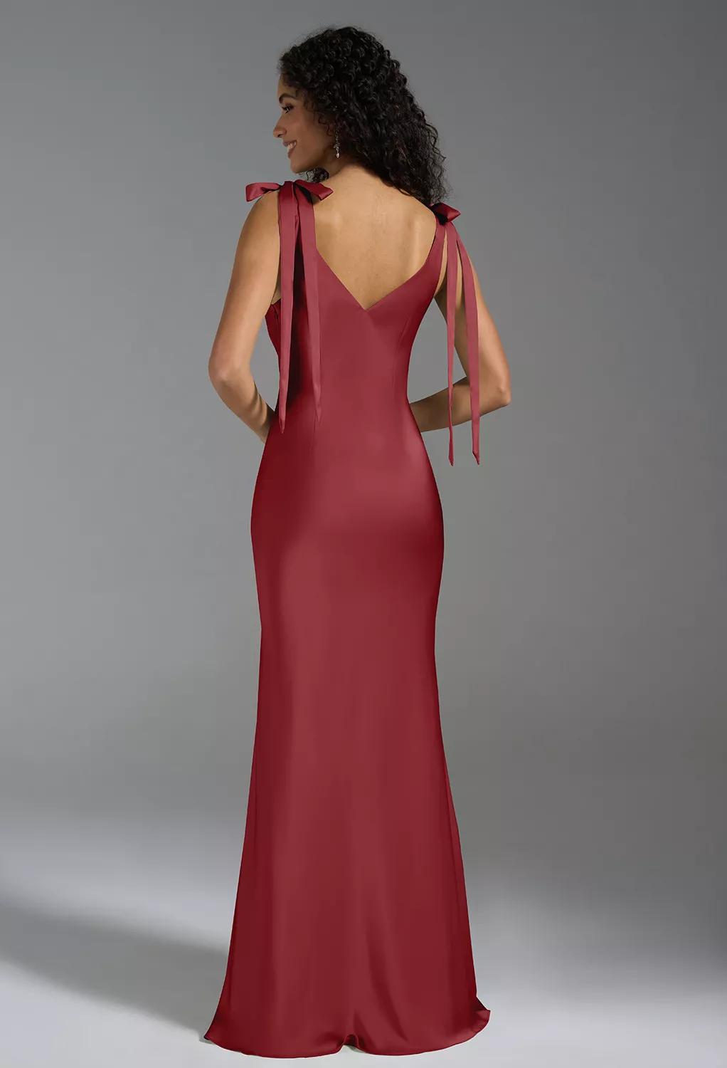 AW Chiara Burgundy  Fall Wedding Guest Dresses